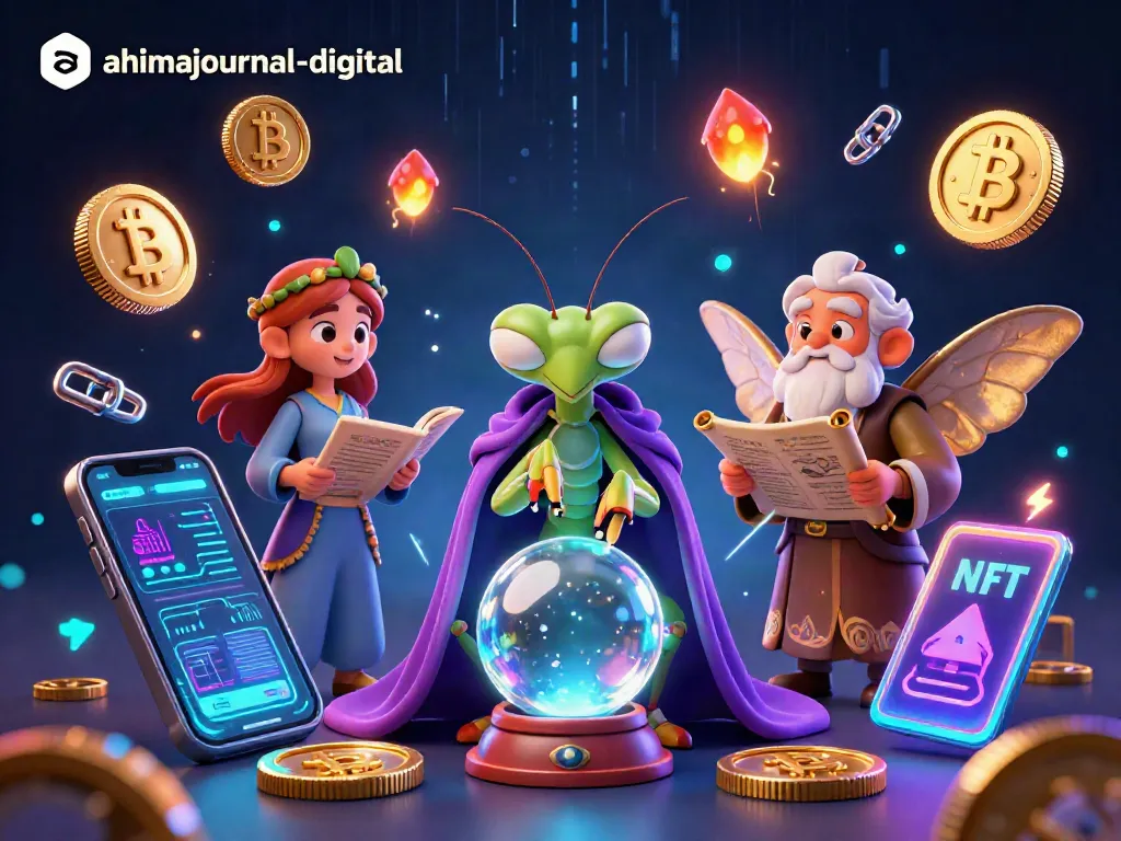 Experience the magical world of online gambling with ahimajournal-digital's vibrant casino illustration